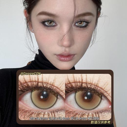 Laseecon年抛·小灯泡·14.2mm(着色参考13.4mm) 0-800度(无525/575) 韩产进口 含mpc硅💧水凝胶+玻尿酸·(建议佩戴6-8个月左右更换) 商品图0