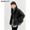 NEELLY纳俪立领短款羽绒服女年新款袖口抽绳防风保暖外套潮N23104L04406 商品缩略图2