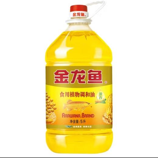 金龙鱼花生浓香型食用植物调和油5L 商品图0
