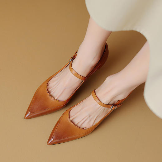 【预售5天】优雅百搭，新风格细高跟里外全皮高跟鞋HY&M868-1 商品图11