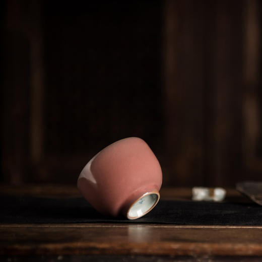 问鼎汝瓷精工款敦善杯 景德镇茶杯陶瓷主人杯品杯 商品图2