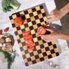 戴德纵横棋盘格实木菜板45*30*3.5cm 商品缩略图1