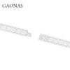 GAONAS 925银合成锆石手链 国风新潮满绿设计款绿色手链 10310SG 商品缩略图2