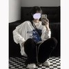 2025新款春季【字母白色长袖t恤女 宽松卫衣打底】设计感小众 内搭休闲上衣 商品缩略图0