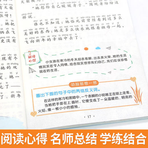 新太阳鸟课外大阅读系列 注音彩绘版 安徒生童话 商品图3