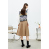 NEELLY纳俪百褶半身裙女春季新款显瘦高腰中长不对称设计感N22074E04426 商品缩略图3