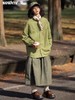 早乙女惠子saotome/STMCS231242/ 日系复古百搭水洗牛仔双嵌口袋青果领衬衫外套 商品缩略图1