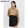 NEELLY纳俪商场同款天丝长袖衬衫秋新款小众设计感通勤泡泡袖上衣N24024B04554 商品缩略图2
