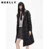 NEELLY纳俪商场同款冬季羽绒服女长款过膝腰带显瘦连帽外套N23104L04413 商品缩略图2