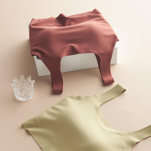 weyo宽文胸方领吊带无痕美背背心带胸垫打底内衣X23102、X25102 商品图4