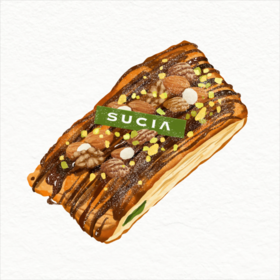 综合坚果肉桂卷