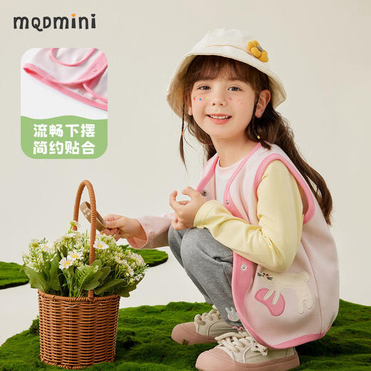 【80-130】【MQDmini】男女童春秋针织开衫坎肩马甲 商品图2