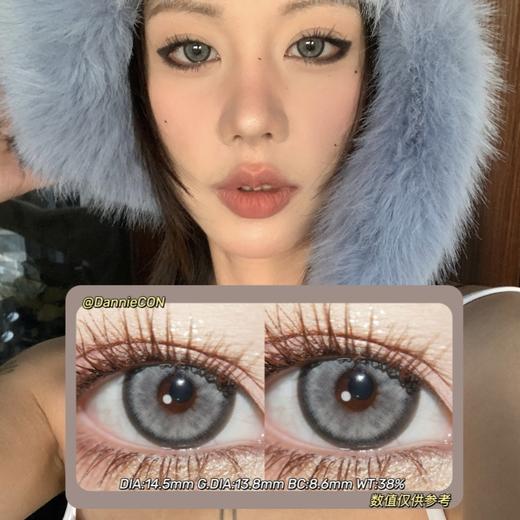 Laseecon年抛·雾野·14.5mm(着色参考13.8mm) 0-800度(无525/575) 韩产进口 含mpc硅💧水凝胶+玻尿酸·(建议佩戴6-8个月左右更换) 商品图0