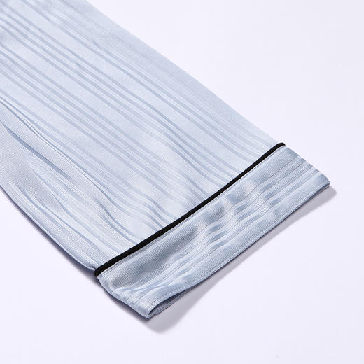 都市丽人眯雅佳生活家居春夏睡衣男女童牛奶丝抽条家居服薄款中袖七分裤童装棉质套装JH41A1 商品图9