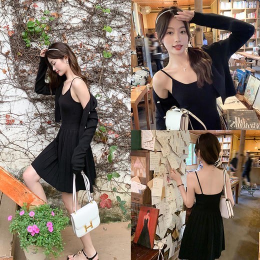 <曾小咸推荐>【甜心玛丽】上衣+吊带连衣裙 商品图4