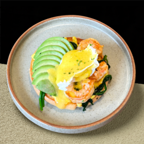 鲜虾贝果brunch