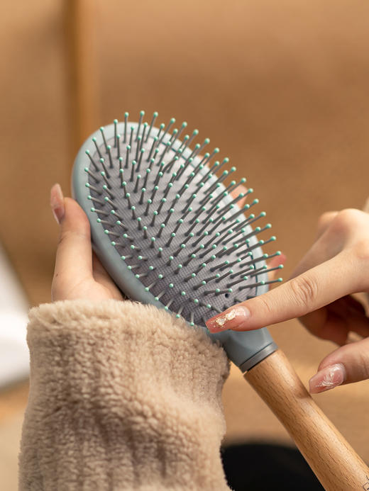 【2.28积分当钱花】资生堂气垫梳气囊梳家用直发卷发 商品图2