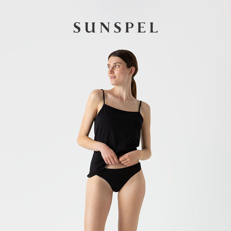 SUNSPEL女士春夏Supima匹马棉吊带背心打底