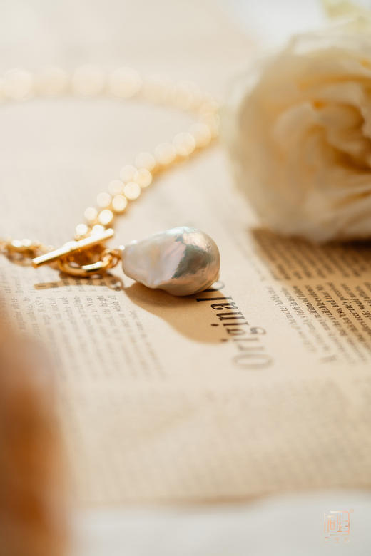 强光泽顶级巴洛克珍珠项链 商品图2