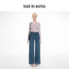 lost in echo2024春季新品设计师品牌扭结挂脖腰部镂空修身上衣女 商品缩略图2