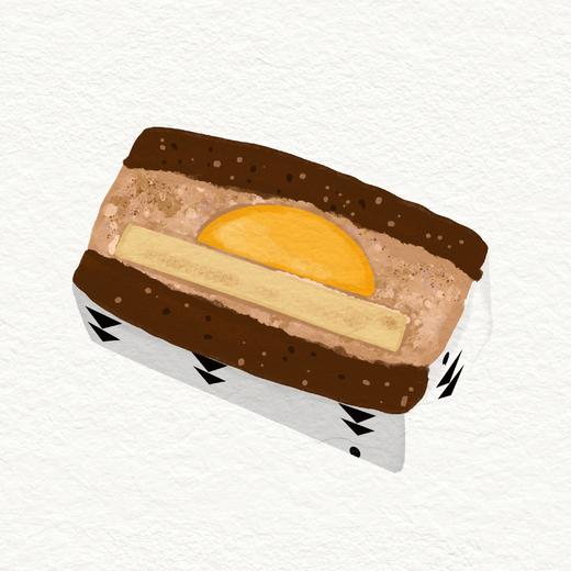 芒果法芙娜巧克力三明治 商品图0