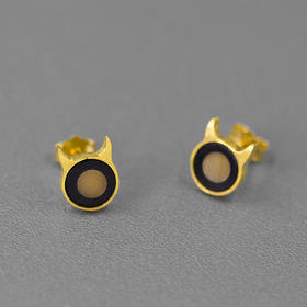 捣蛋的苗头 纯银耳饰