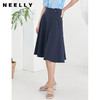 NEELLY纳俪商场同款半身裙女夏季新款高腰A字裙中长款通勤百搭N22044E04405 商品缩略图0
