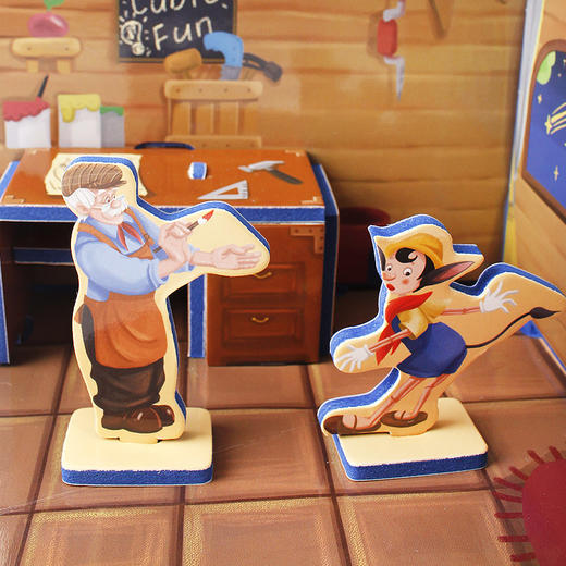 乐立方我的童话故事匹诺曹积木3D立体拼接模型玩具 商品图2