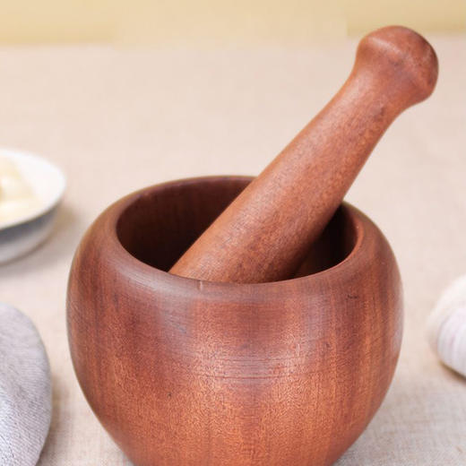 达乐丰乌檀大号捣蒜罐 商品图3