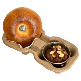 双重黑巧奶酪贝果