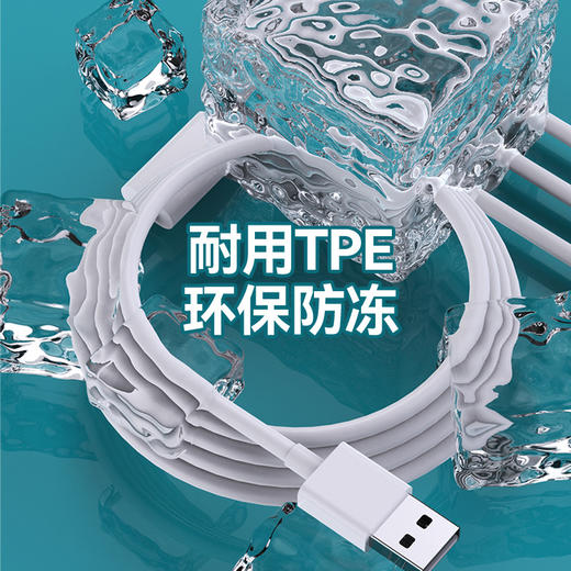 【三合一快充数据线】120W一拖三数据线TPE适用安卓华为快充苹果6A数据线三合一充电线，智能分流IC，安全充电，同时充3台设备毫无压力。 商品图1