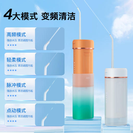 【洁齿护牙！冲牙器】康佳超声频率波冲牙器电动便携式洗牙器除牙结石去除器洁牙器家用，细腻清洁口腔，照顾你的每个需求。ry 商品图1