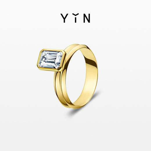 「屹」祖母绿钻戒-二重 商品图0