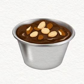 双重黑巧奶酪馅