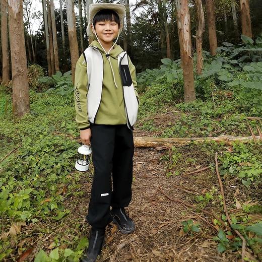 龙之涵 2024早春新品 亲子款踏春山涧系列微绒休闲裤 中大童春秋裤子 婴幼儿A类标准 商品图9