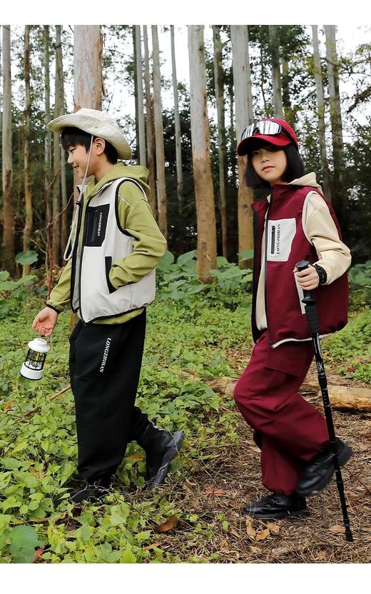 [六款大综合]2024早春新品龙之涵踏春山涧系列微绒连帽衣 马甲 外套 休闲裤 工装裤 长袖衫 商品图7