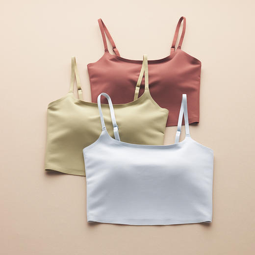 weyo细文胸吊带无钢圈长款打底内衣背心X22101、X22103 商品图5