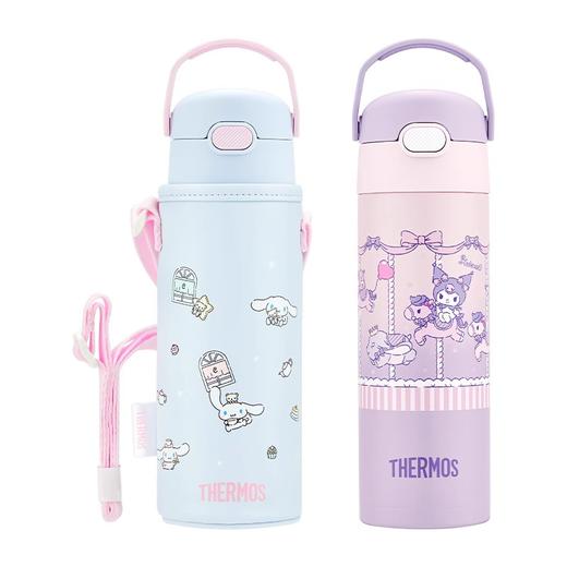 膳魔师库洛米联名儿童不锈钢保温杯吸管杯500ml 商品图2