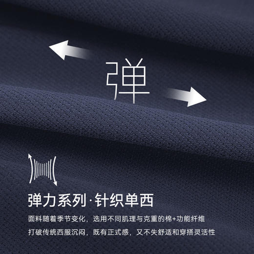 十如仕针织经编布液氨丝光商务休闲西装外套-OW03-04 商品图7