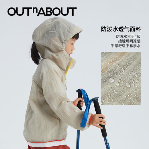 OUTnABOUT出门走走 可收纳防晒带帽夹克 商品图3