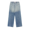 谜底复古宽松阔腿裤长裤女2024夏新款时尚渐变色牛仔裤246MK7021 商品缩略图4