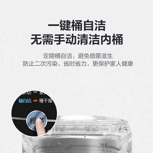 小天鹅（LittleSwan）5.5公斤小型洗衣机全自动波轮家用租房迷你一键脱水甩干快洗桶自洁童锁 商品图2