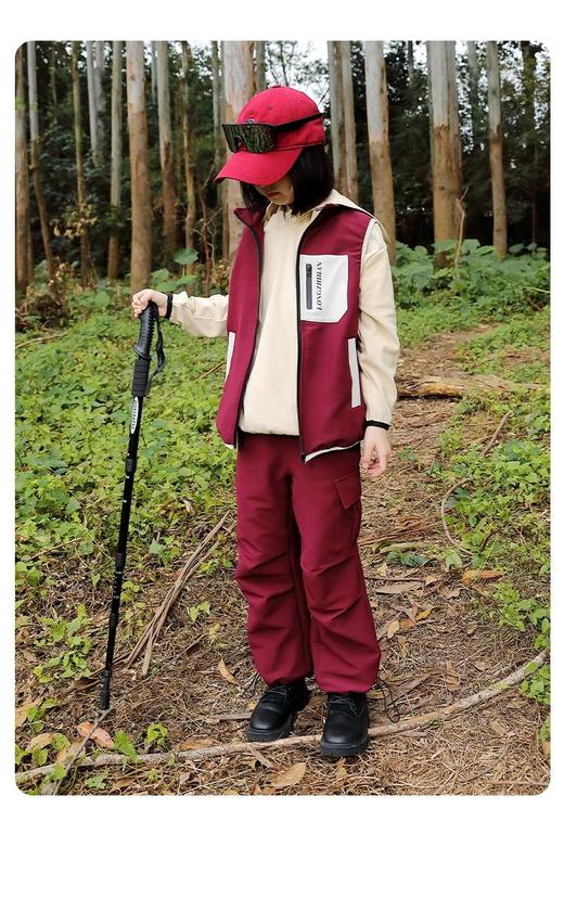 [六款大综合]2024早春新品龙之涵踏春山涧系列微绒连帽衣 马甲 外套 休闲裤 工装裤 长袖衫 商品图8