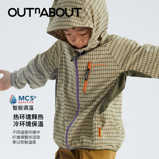OUTnABOUT出门走走 可收纳防晒弹力带帽夹克 商品图1