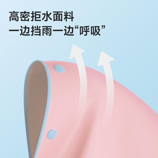 MISSRAIN觅雨卡通怪兽儿童雨衣男童女童带书包位小学生上学雨披 商品图3