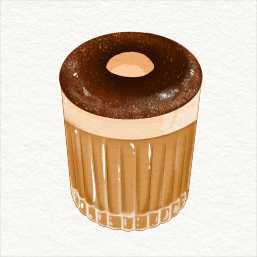 甜甜圈拿铁 商品图0