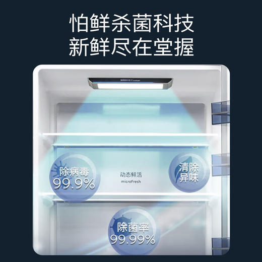 西门子/冰箱/KF52AA620C/406升四开门百变储鲜微缝自由嵌入风冷无霜恒鲜除菌科技智能远程控制家用冰箱 商品图2