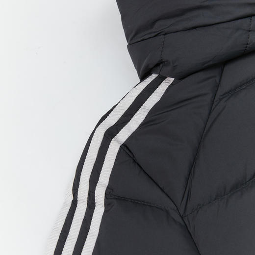 西遇黑色连帽羽绒服男2023秋冬新款时尚情侣薄款保暖立领冬季外套12232171 商品图5