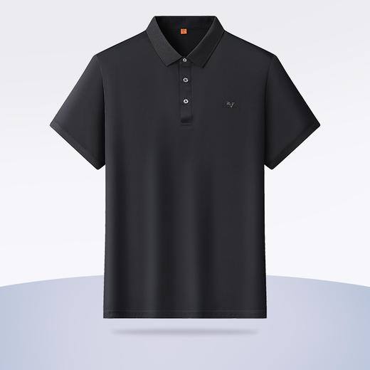 【90%桑蚕丝】【DWP】大依优型大码高品质短袖Polo衫翻领加肥加大男士大号弹力透气舒适 商品图1