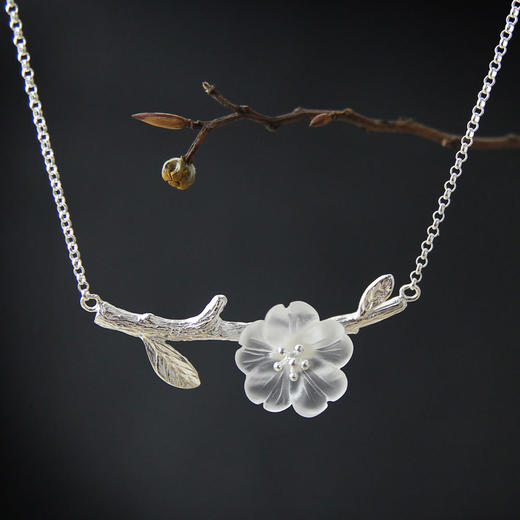 雨中花 S925纯银项链 商品图1